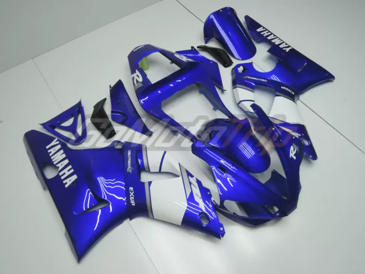 2000 2001 Yamaha Yzf R1 Blue Fairing 3