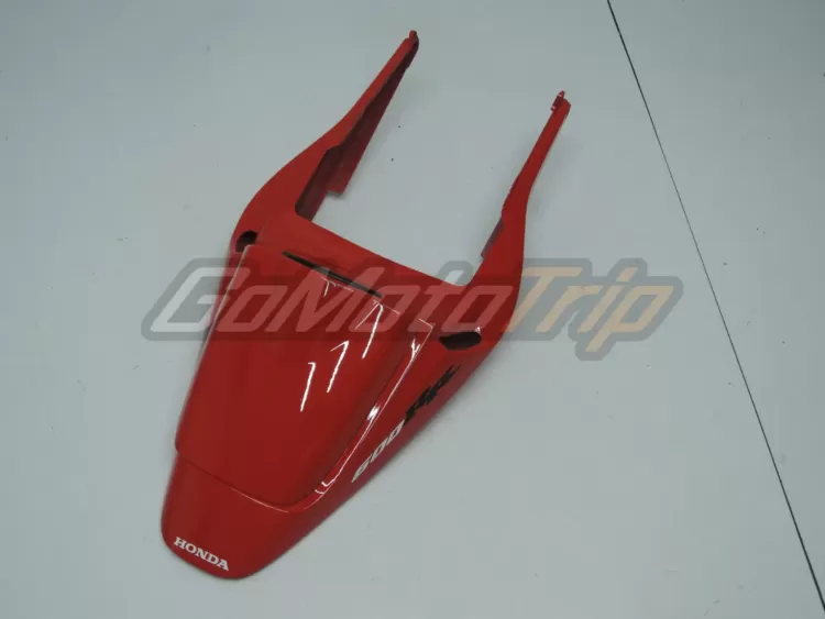 2003 2004 Honda Cbr600rr Black Red Fairing Kit 14