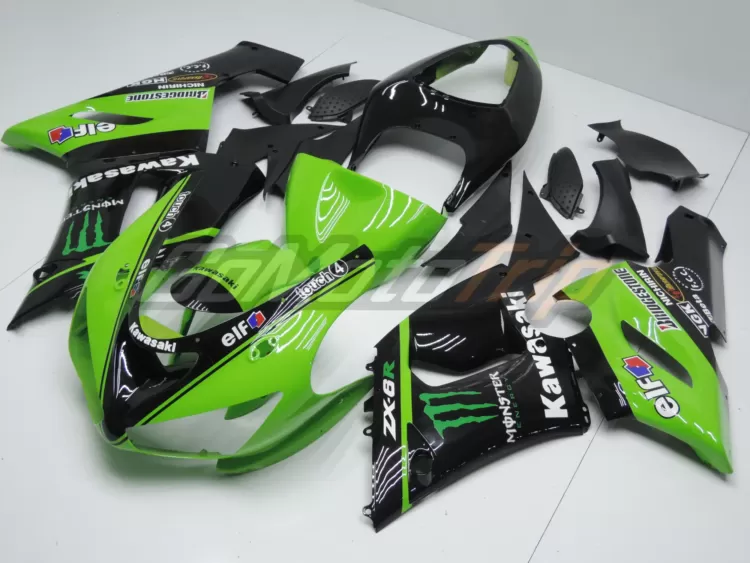 2005 2006 Kawasaki Ninja Zx 6r Zx Rr 2009 Motogp Livery Fairing Kit 2