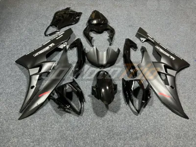 2006 2007 Yamaha Yzf R6 Black Fairing Kit 1