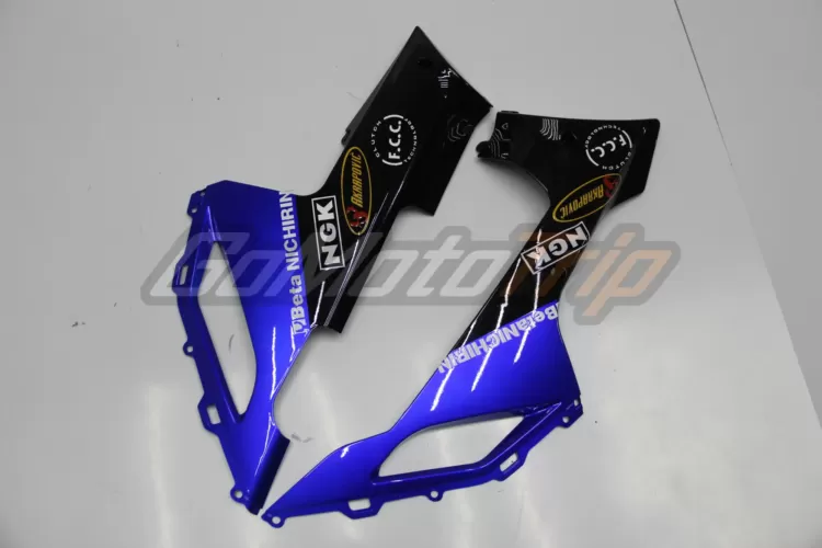 2007 2008 Kawasaki Ninja Zx 6r Blue Zx Rr 2009 Motogp Livery Fairing Kit 11