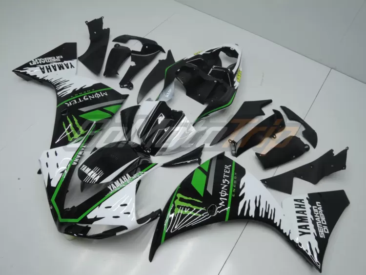 2009 2011 Yamaha Yzf R1 Monster Energy Fairing Kit 2