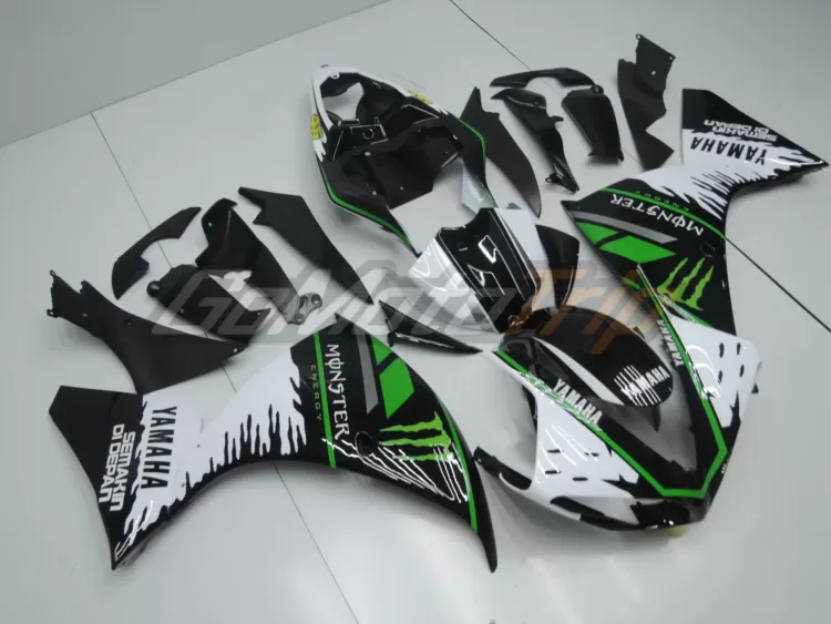 2009 2011 Yamaha Yzf R1 Monster Energy Fairing Kit 3