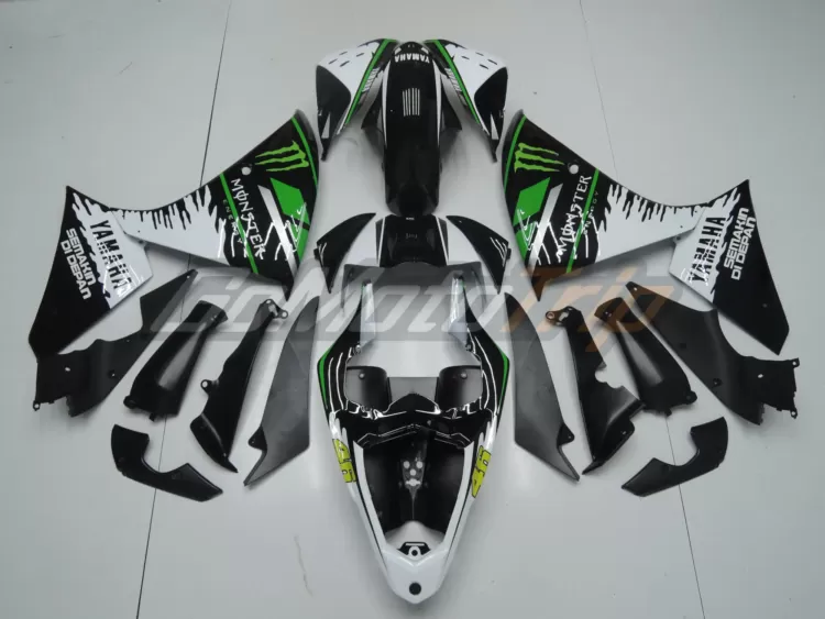 2009 2011 Yamaha Yzf R1 Monster Energy Fairing Kit 4