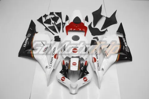 2009 2012 Honda Cbr600rr Konica Minolta Red Fairing 1