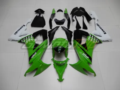 2010 Kawasaki Ninja Zx 10r Lime Green Fairing 1