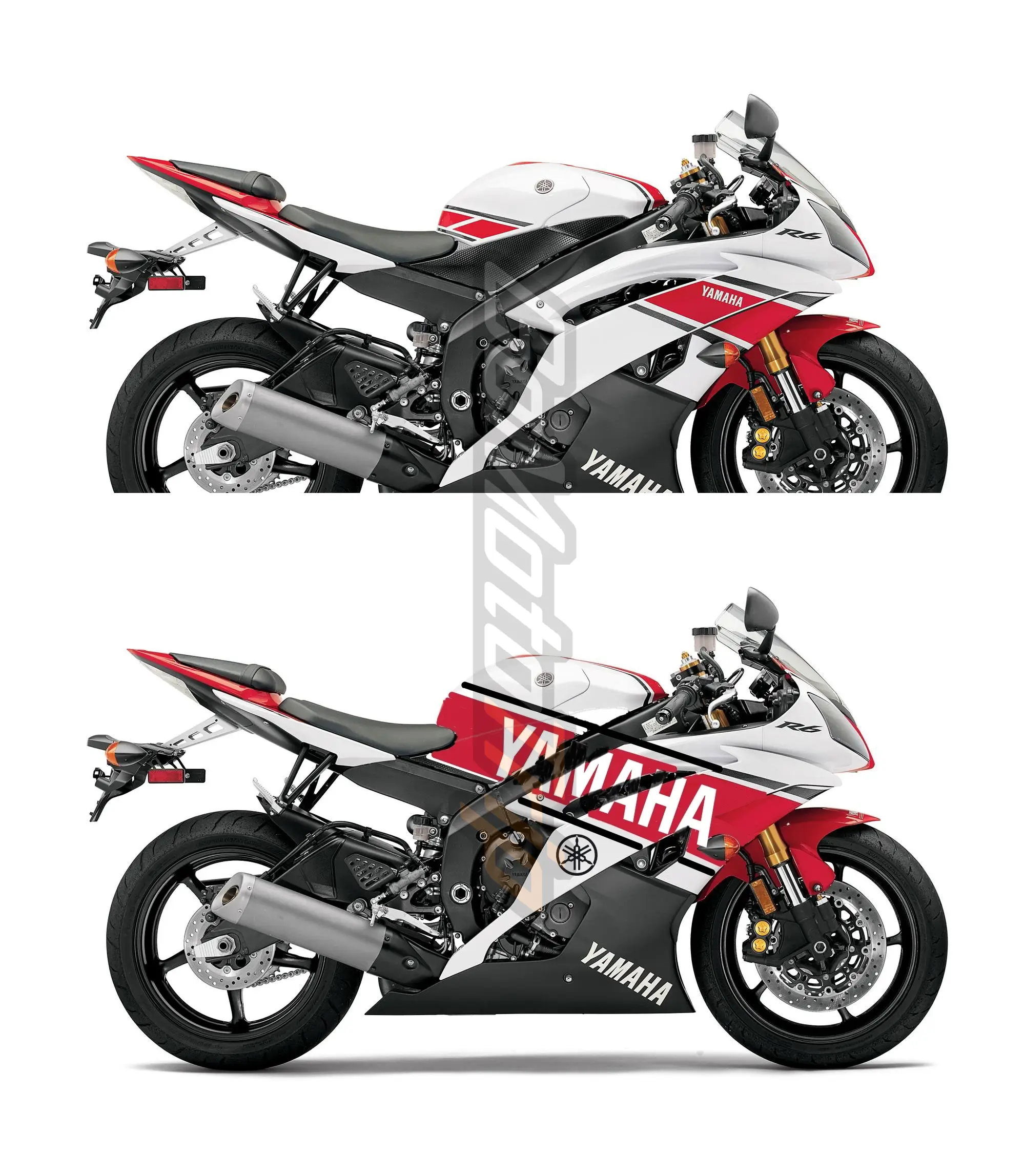 2012 Yamaha YZF-R6 WGP 50th Anniversary Custom Fairing 3