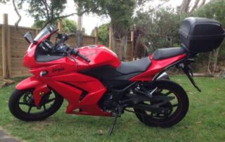 Ninja 250 Red Color