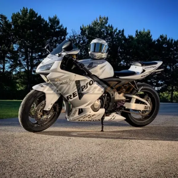 2005-2006 Honda CBR600RR Silver White REPSOL Fairing