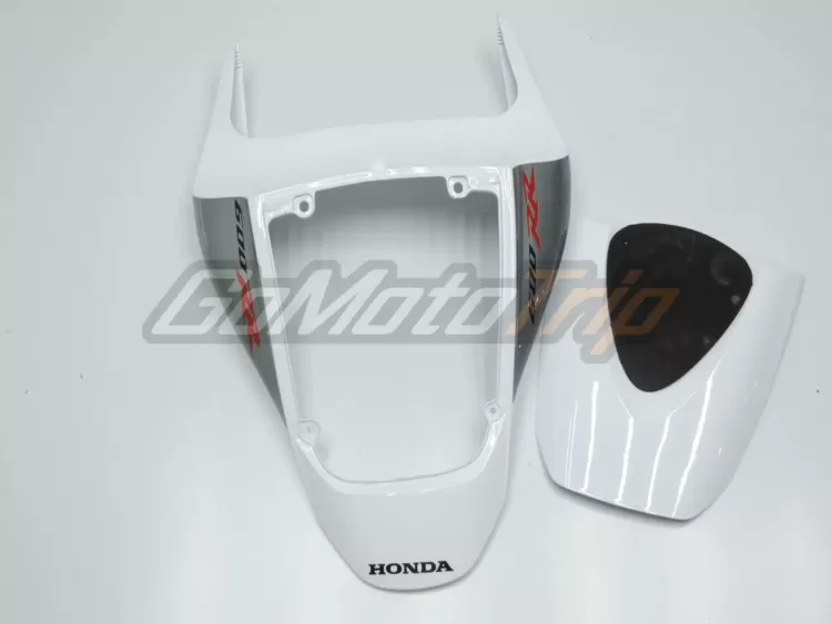 2007 2008 Honda Cbr600rr Silver White Fairing 16