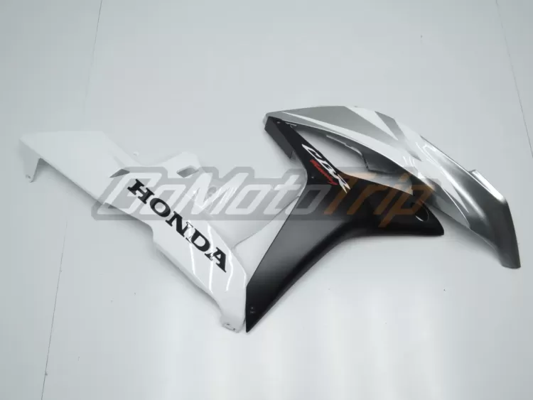 2007 2008 Honda Cbr600rr Silver White Fairing 8