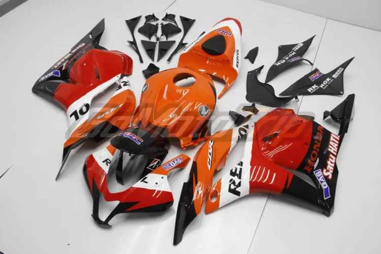 2009 2012 Honda Cbr600rr Repsol Fairing 2