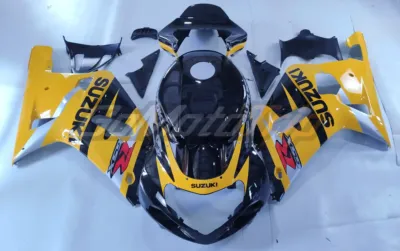 2000 2003 Suzuki Gsx R750 Yellow Fairing Kit 1