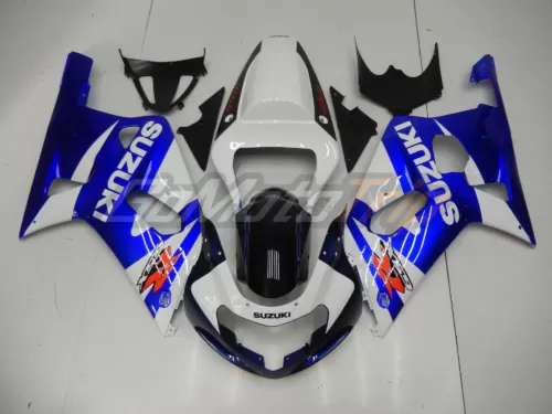 2001 2003 Suzuki Gsx R600 Blue Fairing Kit 1