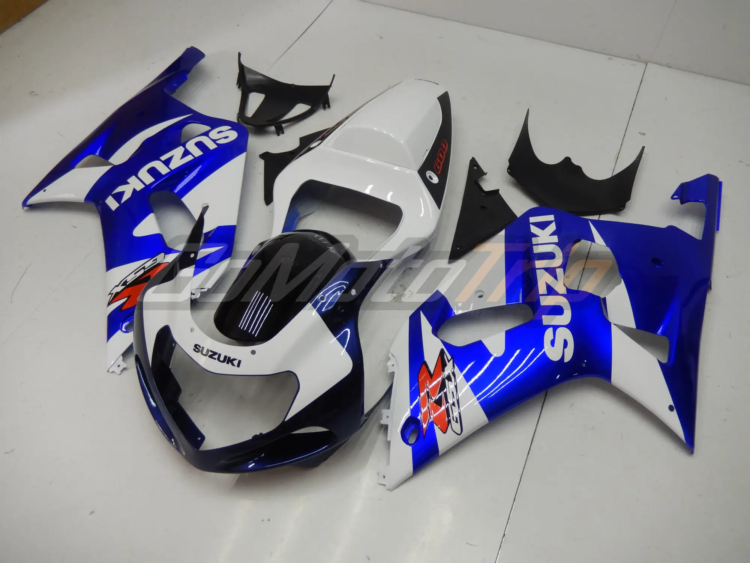 2001 2003 Suzuki Gsx R600 Blue Fairing Kit 2