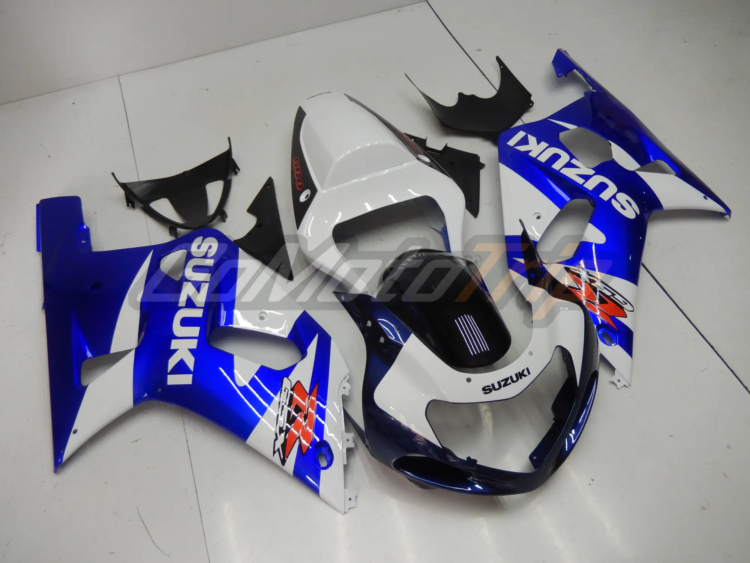 2001 2003 Suzuki Gsx R600 Blue Fairing Kit 3