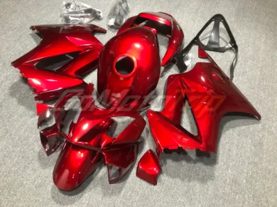 2002 2013 Honda Vfr800 Pearl Red Fairing Kit 1