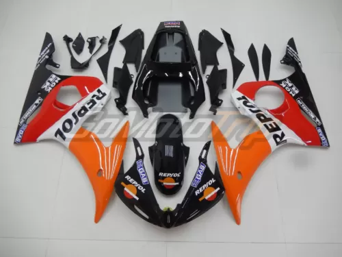 2003 2005 Yamaha Yzf R6 Repsol Fairing Kit 1