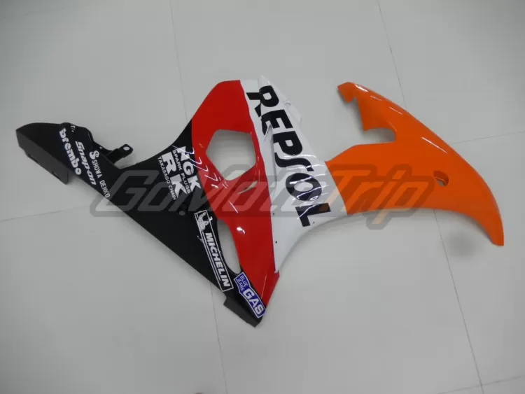 2003 2005 Yamaha Yzf R6 Repsol Fairing Kit 10