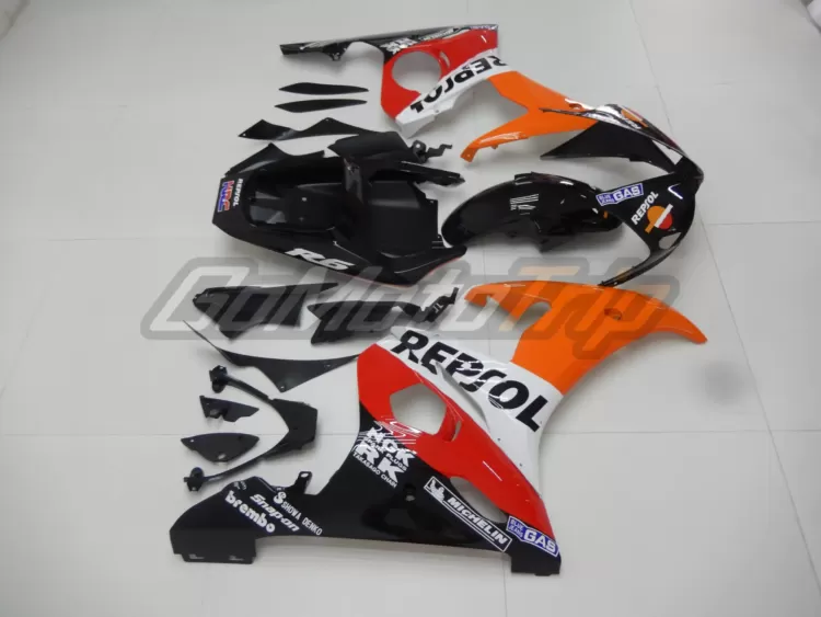 2003 2005 Yamaha Yzf R6 Repsol Fairing Kit 5