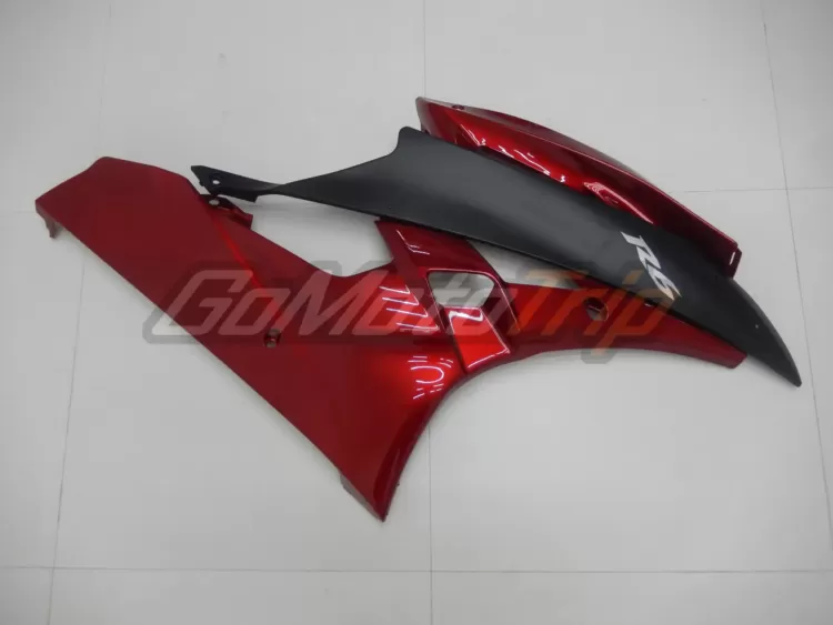 2006 2007 Yamaha Yzf R6 Candy Red Fairing 12