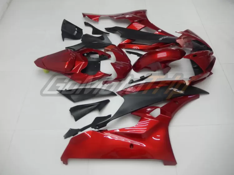 2006 2007 Yamaha Yzf R6 Candy Red Fairing 5