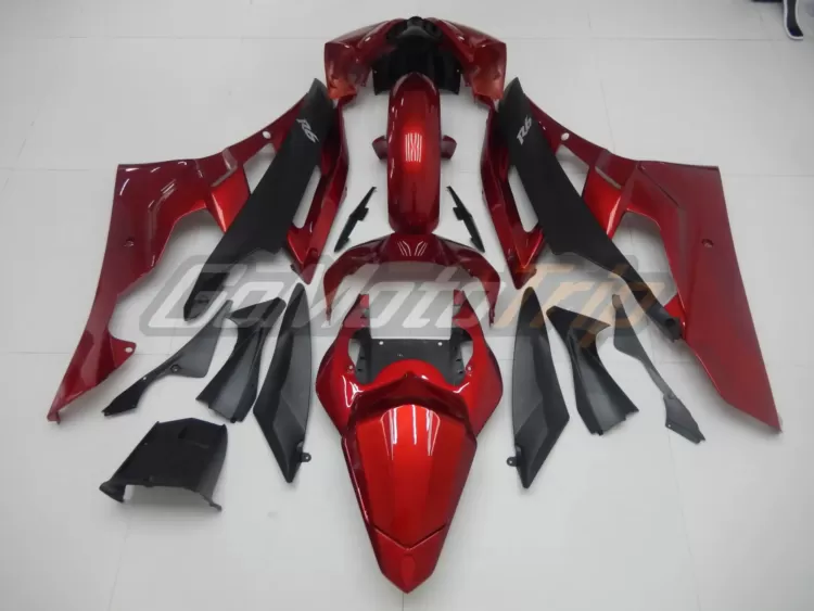 2006 2007 Yamaha Yzf R6 Candy Red Fairing 6