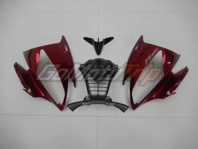 2006 2007 Yamaha Yzf R6 Candy Red Fairing 8