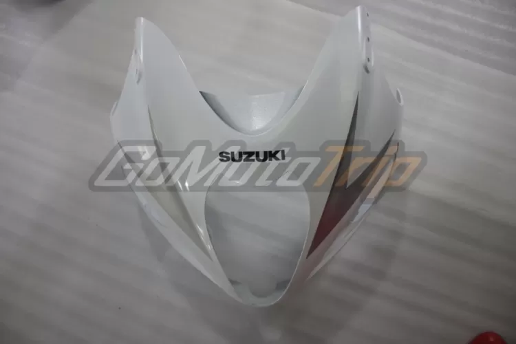 2006 Suzuki Hayabusa Silver White Fairing Kit 4