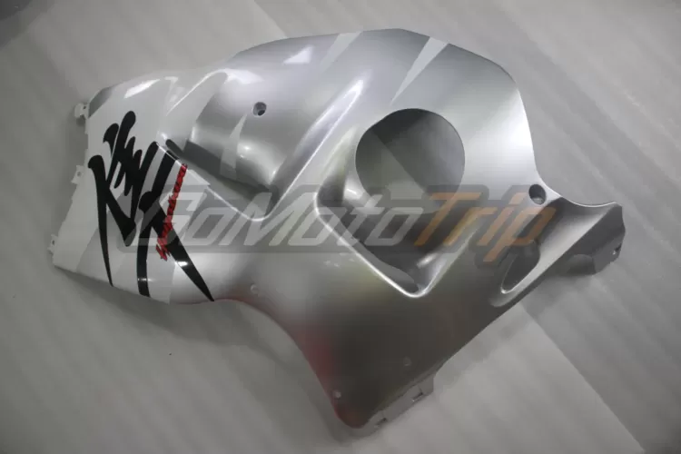 2006 Suzuki Hayabusa Silver White Fairing Kit 6