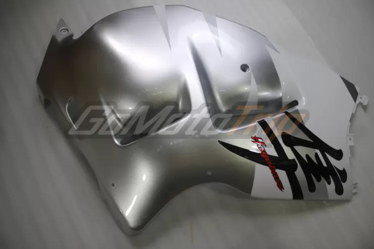 2006 Suzuki Hayabusa Silver White Fairing Kit 7