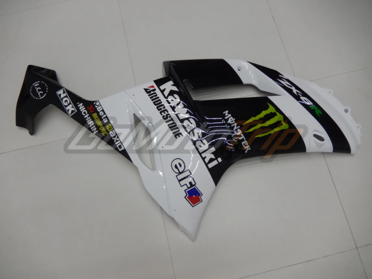 2007 2008 Kawasaki Ninja Zx 6r White Zx Rr 2009 Motogp Livery Fairing 11