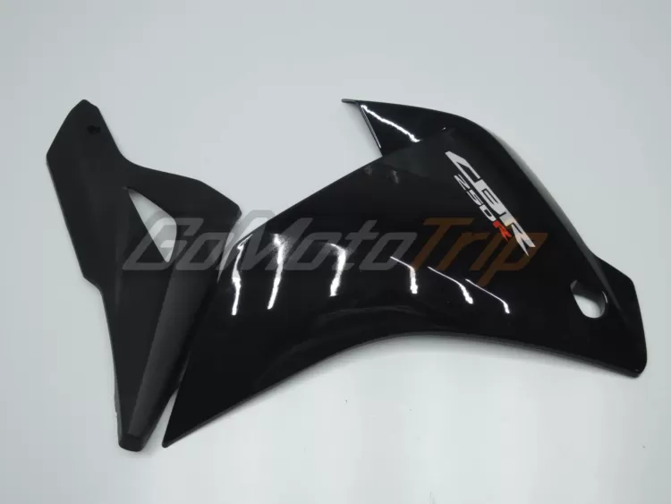 2011 2015 Honda Cbr250r Black Fairing Kit 7