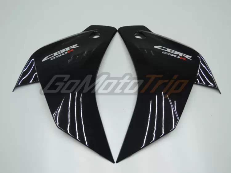 2011 2015 Honda Cbr250r Black Fairing Kit 8