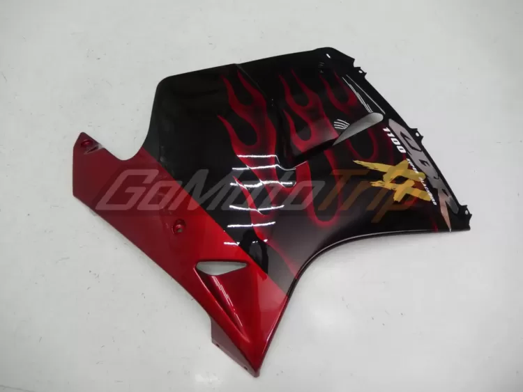 Cbr1100xx Blackbird Red Flame Fairing 8