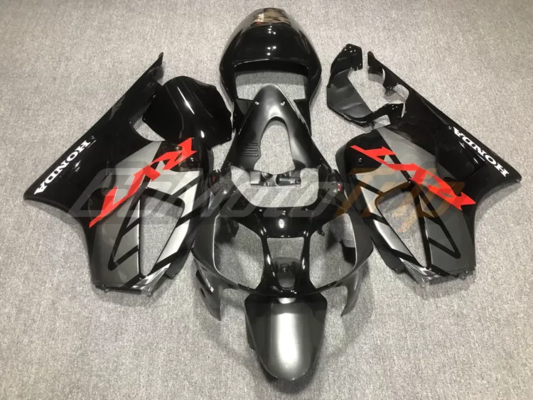 Honda-RC51-RVT1000R-Black-Silver-Fairing-Kit-1