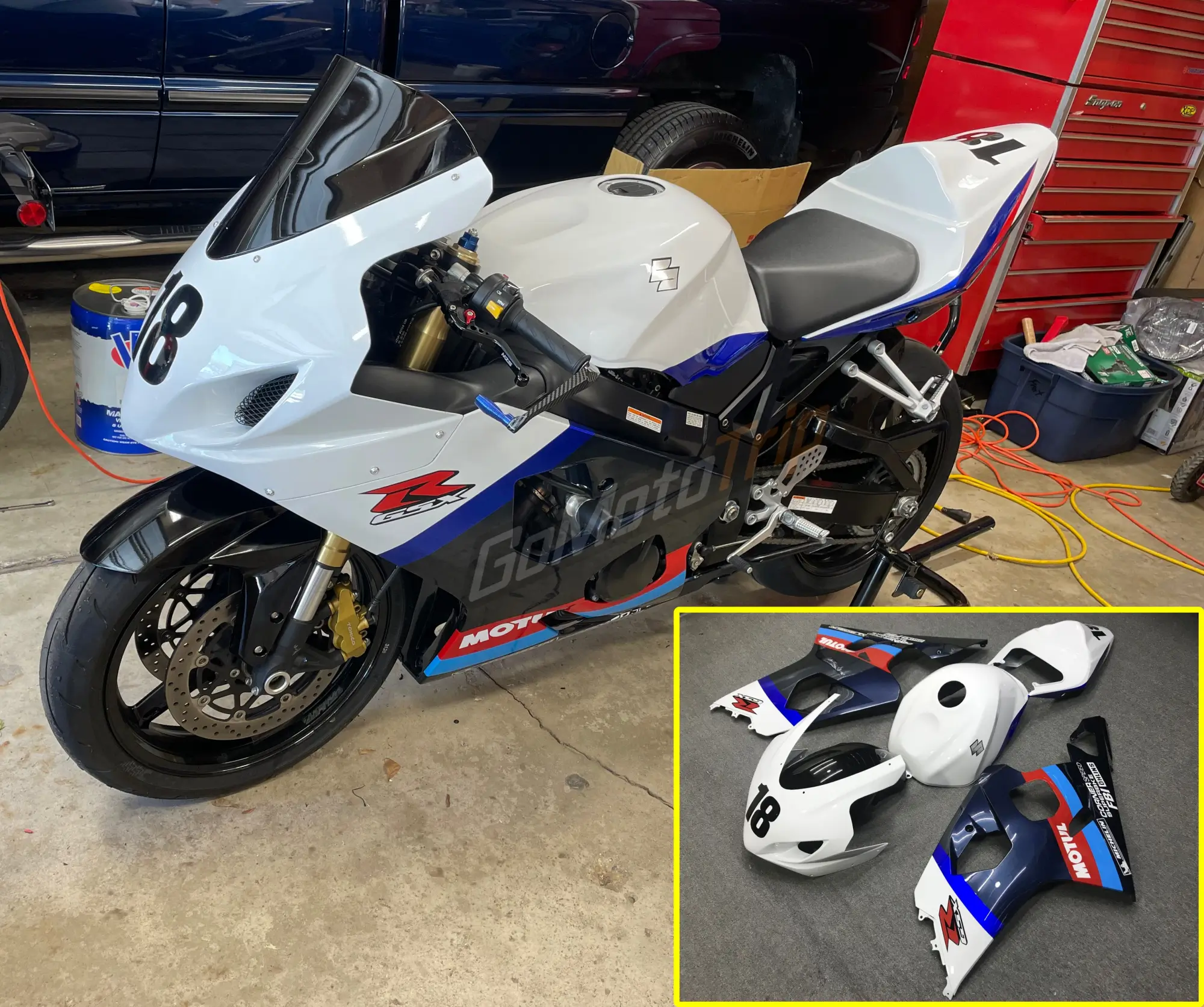 Rider Review 138608 Christopher 2004 2005 Suzuki Gsx R750 600 Artist Concept Fairing