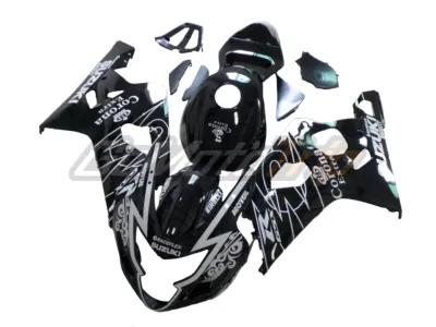 2004 2005 Suzuki Gsx R750 600 Black Corona Fairing Gs