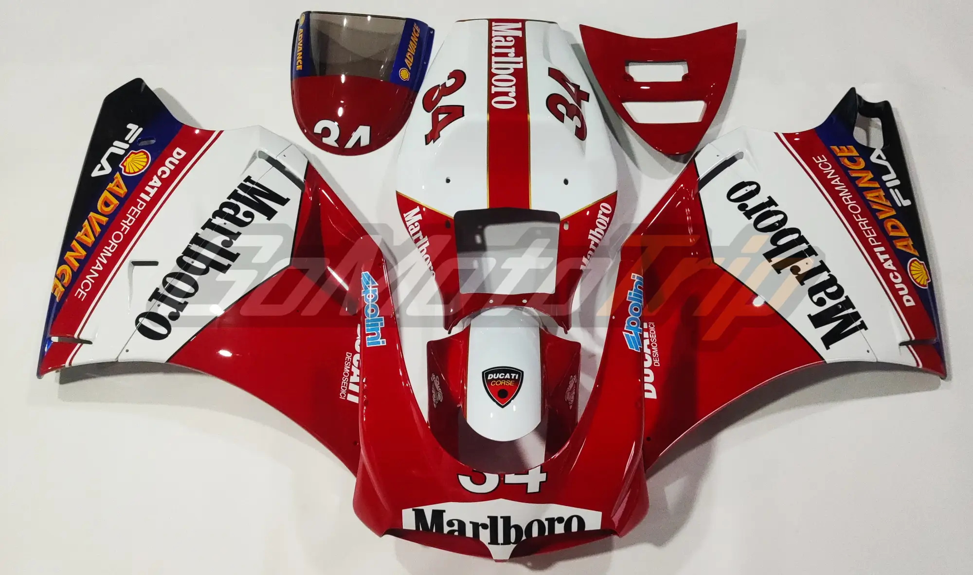 Ducati 748 916 996 Marlboro Fairing Kit 1