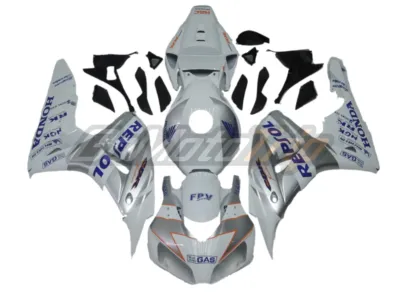 2006 2007 Honda Cbr1000rr Silver White Repsol Diy Fairing Gs