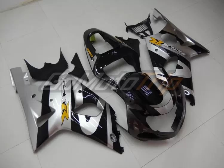 2001 Suzuki Gsx R1000 Black Silver Fairing 3