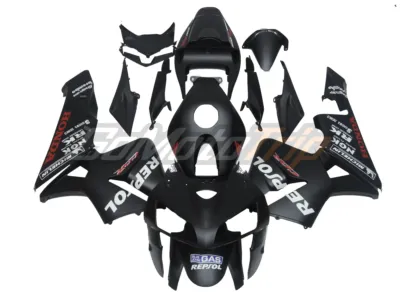 2005-2006-Honda-CBR600RR-Matte-Black-REPSOL-Fairing-GS