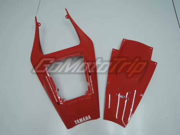 2002 2003 Yamaha Yzf R1 Black Red Fairing Kit 11