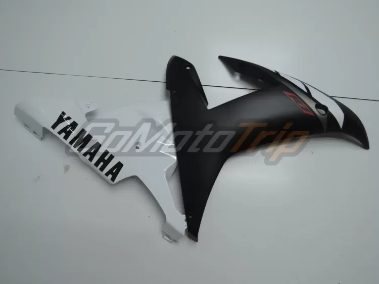 2002 2003 Yamaha Yzf R1 Black Red Fairing Kit 7