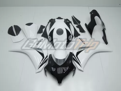 2008 2011 Honda Cbr1000rr Black White Hrc Fairing 1