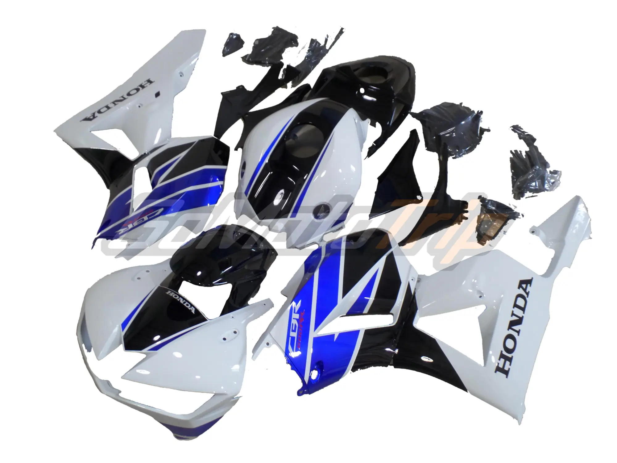 2013-2020-Honda-CBR600RR-HRC-DIY-Black-Fairing-GS