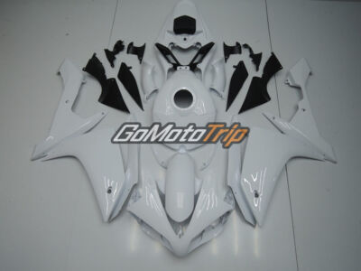 2007 2008 Yamaha Yzf R1 Glossy White Fairing 1