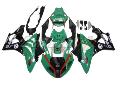 2009-2014-BMW-S1000RR-Black-Green-Fairing-GS