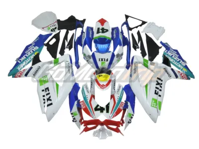 2008 2010 Suzuki Gsx R750 600 2013 Fixi Crescent Wsbk Fairing Gs