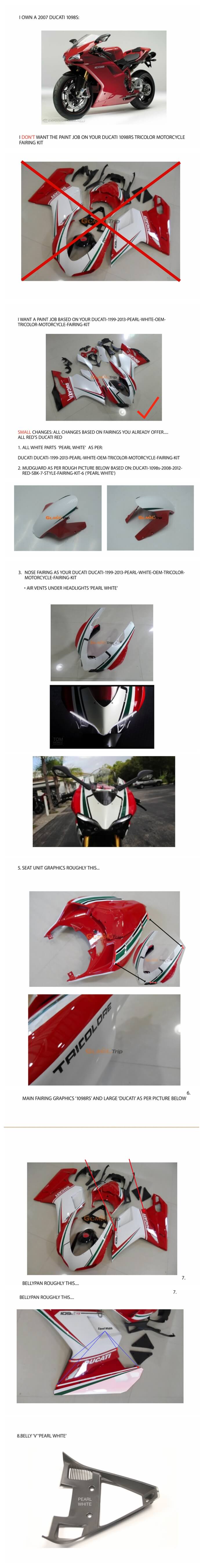 tricolours fairing spec